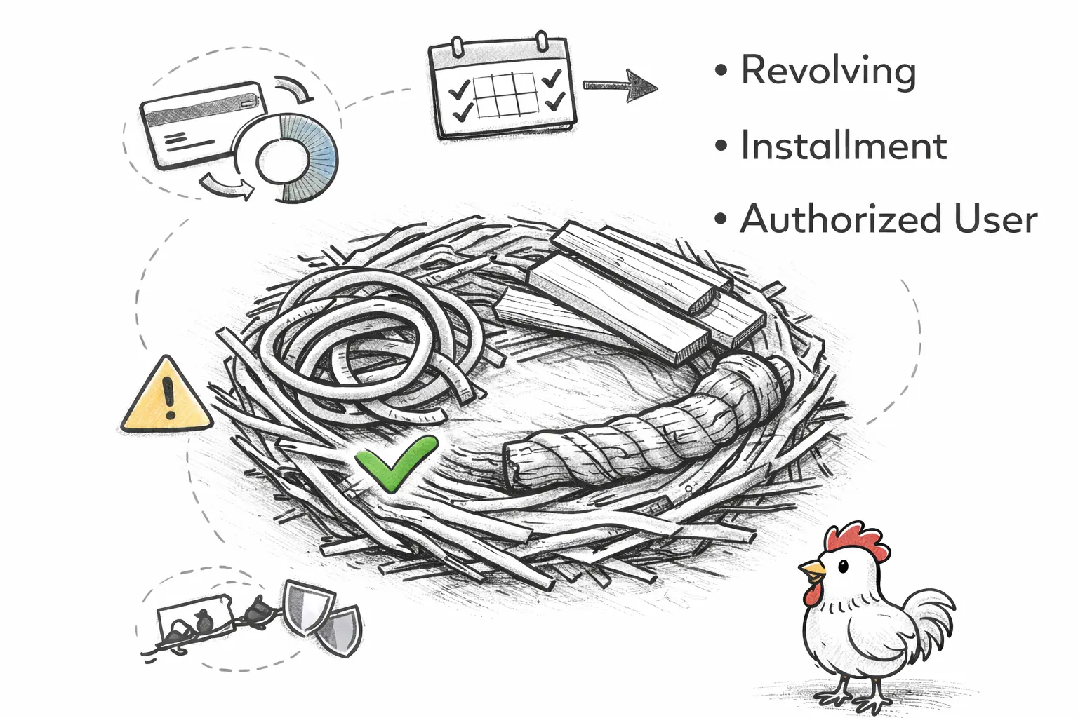 Illustration for article: Types of Tradelines