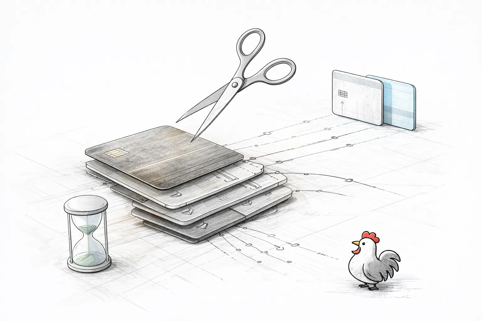 Illustration for article: Should You Close Old Credit Cards?