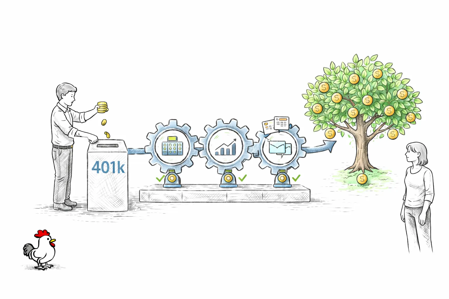 Como Usar un 401(k) Sin Ahogar Tu Presupuesto Actual