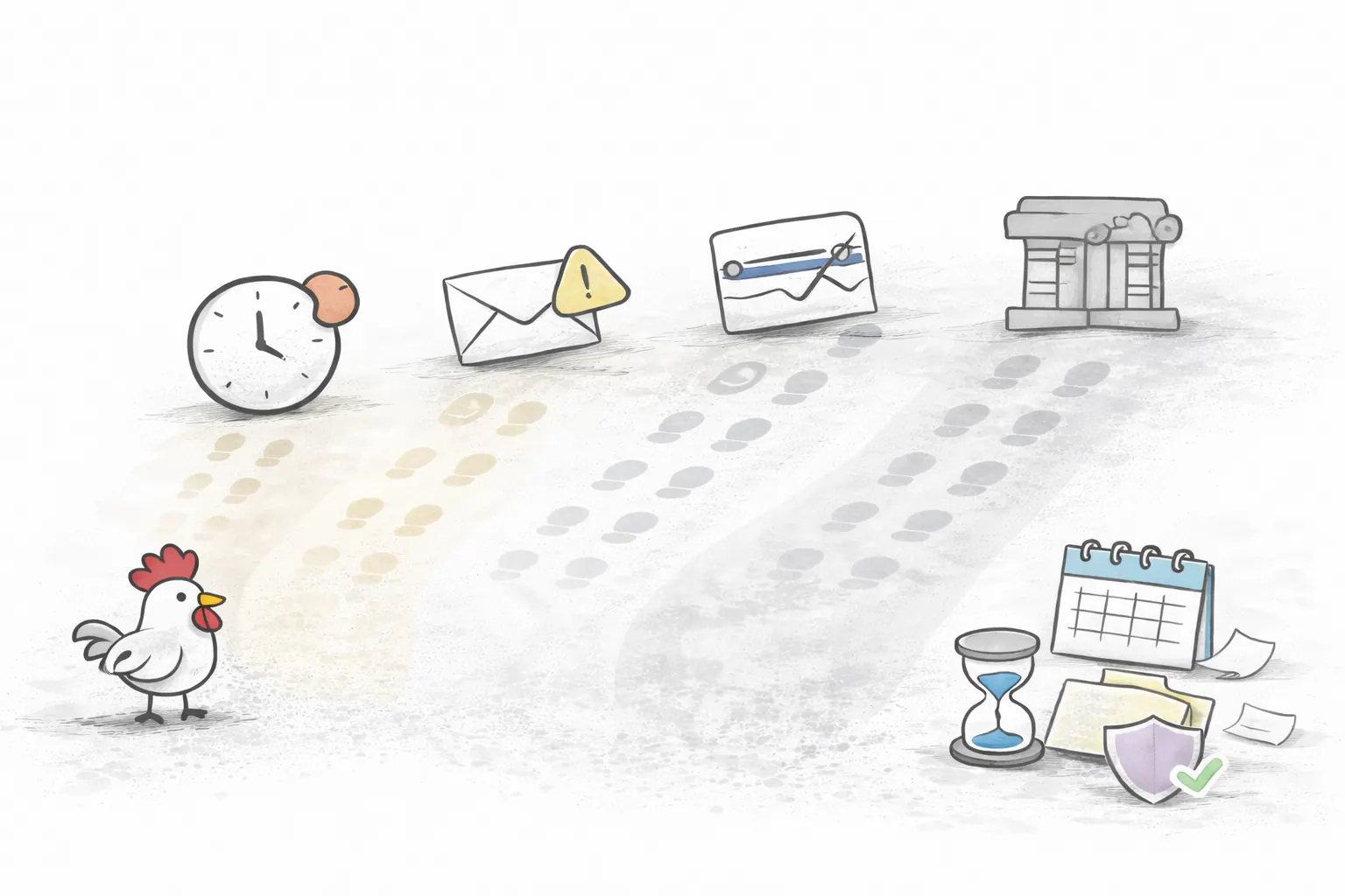 Illustration for article: How Long Do Negative Items Stay on Your Credit Report?