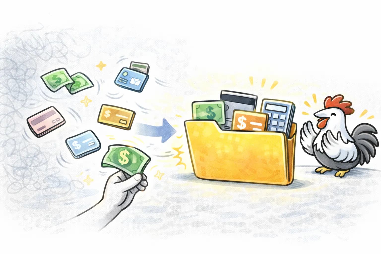 Illustration for article: Debt Consolidation Loan Strategy